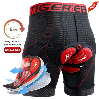 Skorter | Breathable Mesh Cycling Shorts with Gel Padding | Shockproof Cycling Shorts for Men