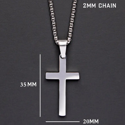 Skorter | Classic Cross Men's Necklace