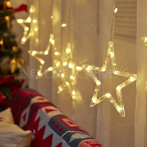 Skorter | XMAS LED Star Curtain Lights