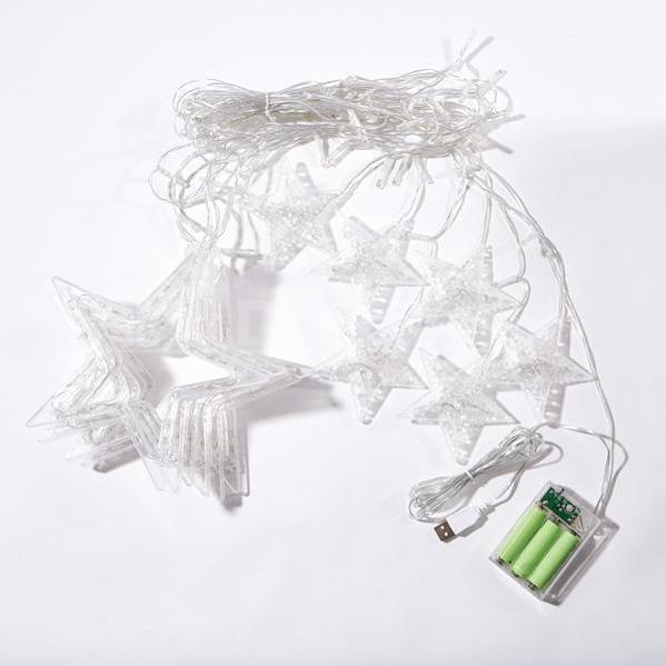 Skorter | XMAS LED Star Curtain Lights