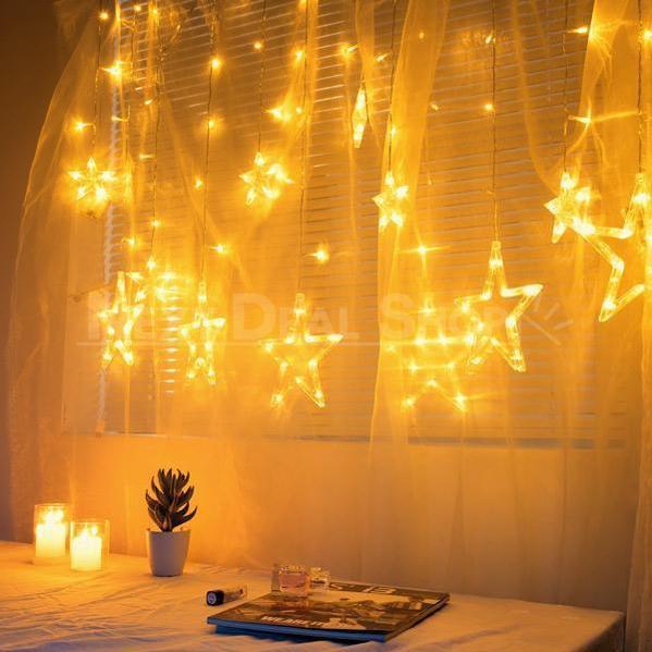 Skorter | XMAS LED Star Curtain Lights