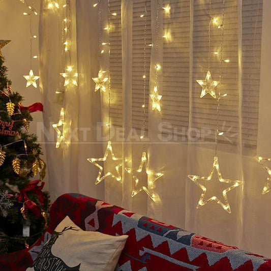 Skorter | XMAS LED Star Curtain Lights