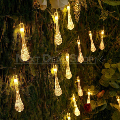 Skorter | XMAS Solar Powered Raindrop Light String