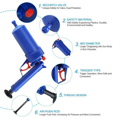 Skorter | Air-Driven Clog Drain Blaster Gun