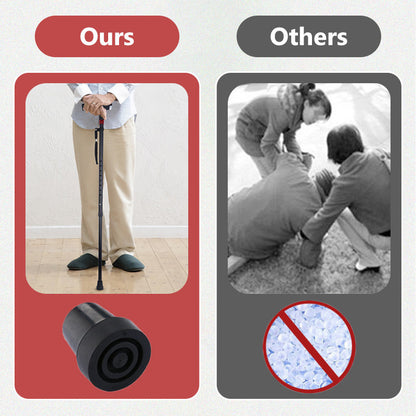 Skorter | Smart Walking Stick for Seniors with LED Light, Radio & Emergency Alarm – Adjustable & Lightweight