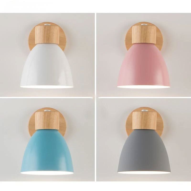 Skorter | Nordic Wall Lamp made of Wood with Pull Switch