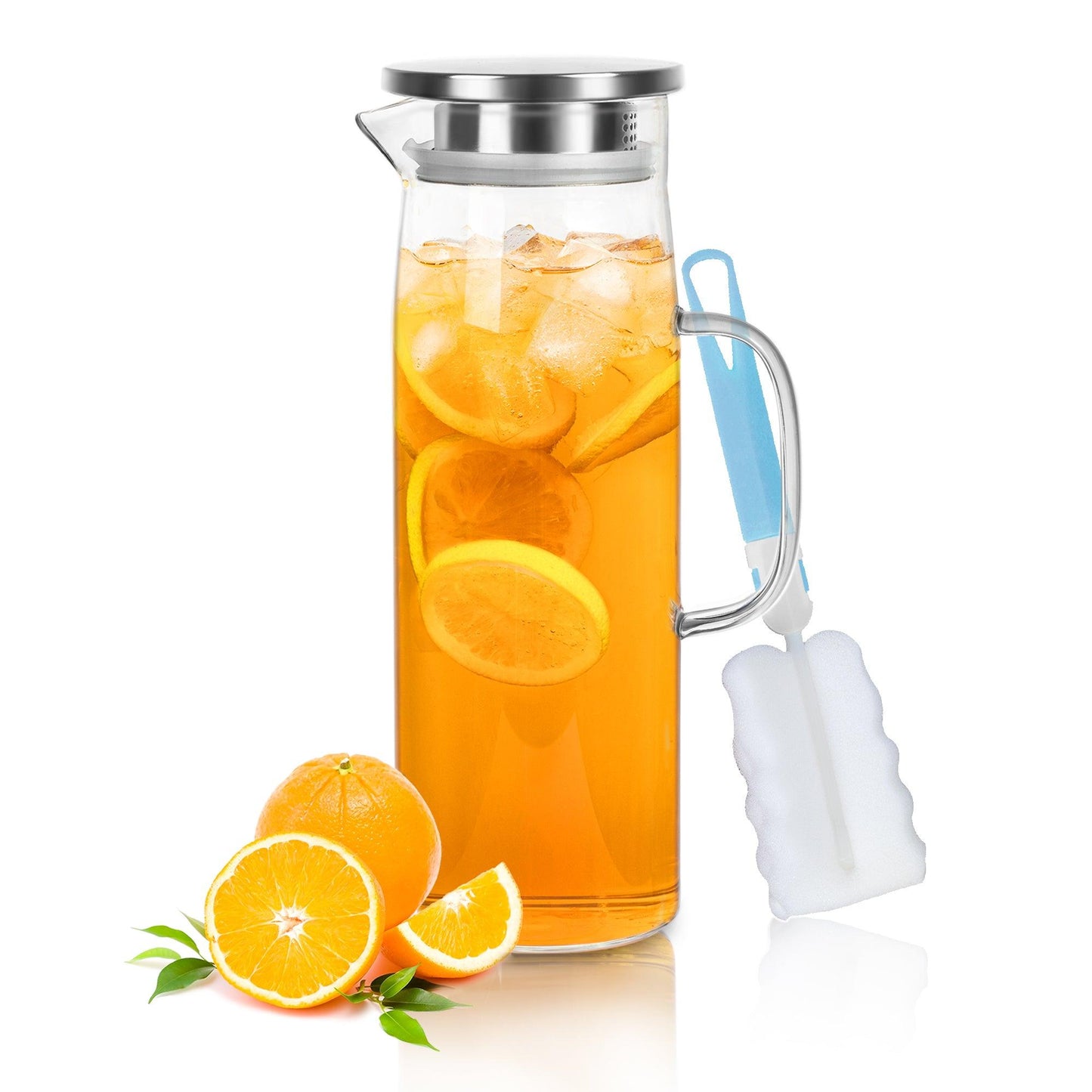 Skorter | Cylindrical heat-resistant glass jug