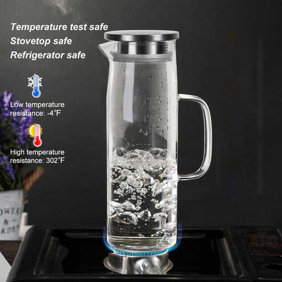 Skorter | Cylindrical heat-resistant glass jug