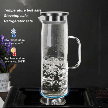 Skorter | Cylindrical heat-resistant glass jug