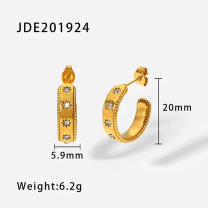 Skorter | 18K gold-plated hoops