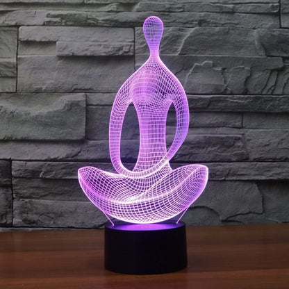 Skorter | Yoga Meditation 3d Led Lamp