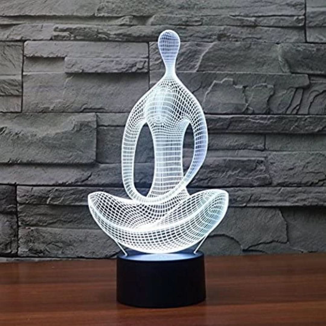 Skorter | Yoga Meditation 3d Led Lamp