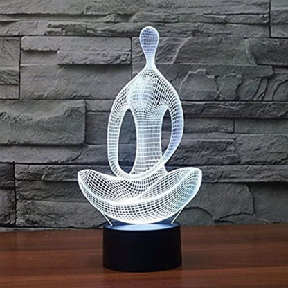 Skorter | Yoga Meditation 3d Led Lamp
