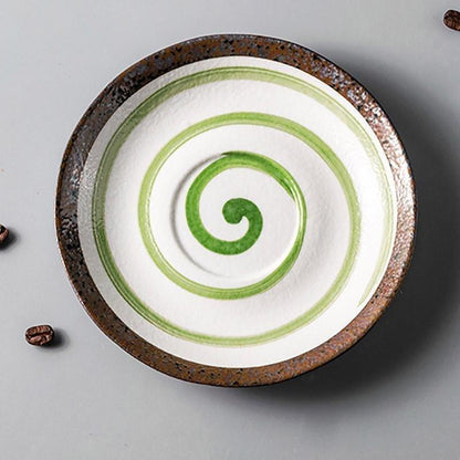 Skorter | 2-piece Set Stoneware Matcha Tea Cup and Plate