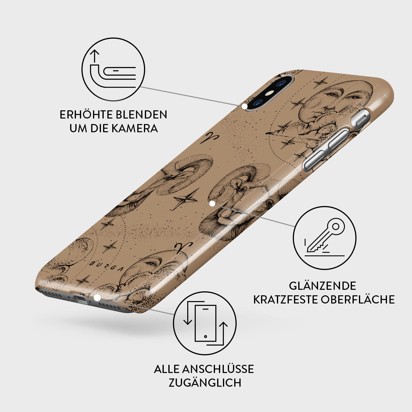 Skorter | Aries - iPhone XS Max case