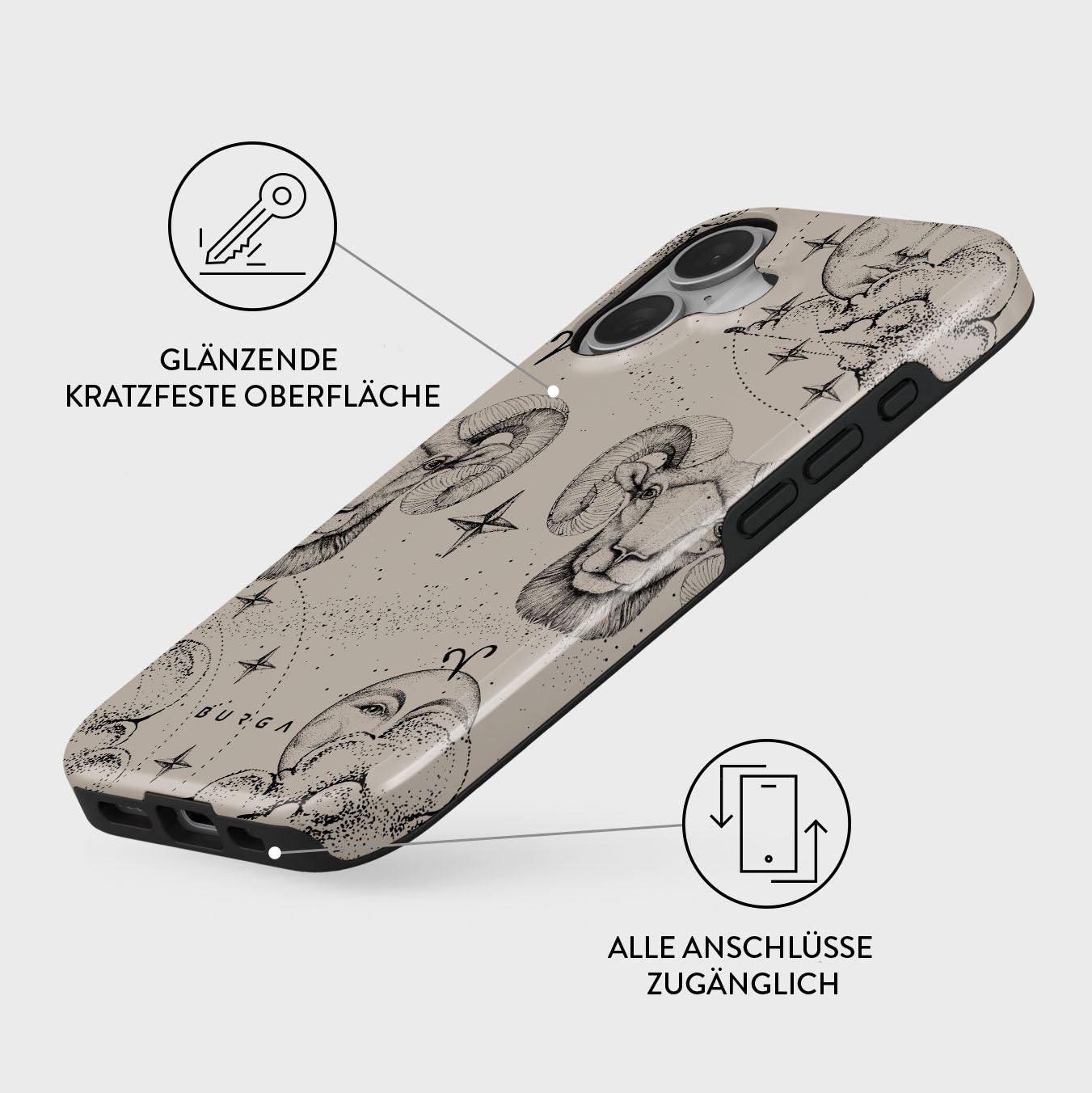 Skorter | Aries - iPhone 16 Plus case