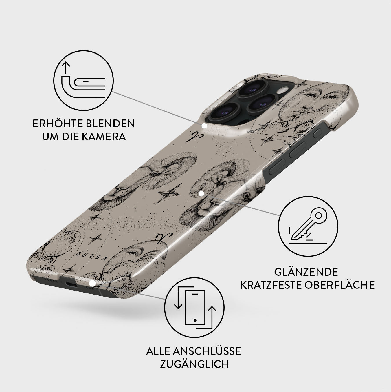 Skorter | Aries - iPhone 15 Pro Case