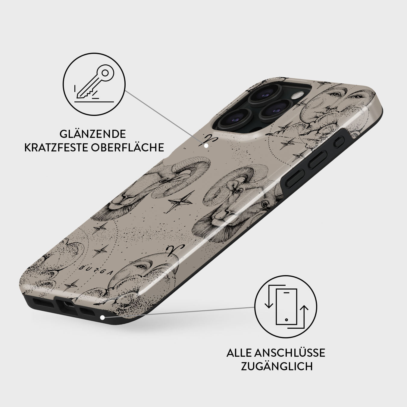 Skorter | Aries - iPhone 15 Pro Case