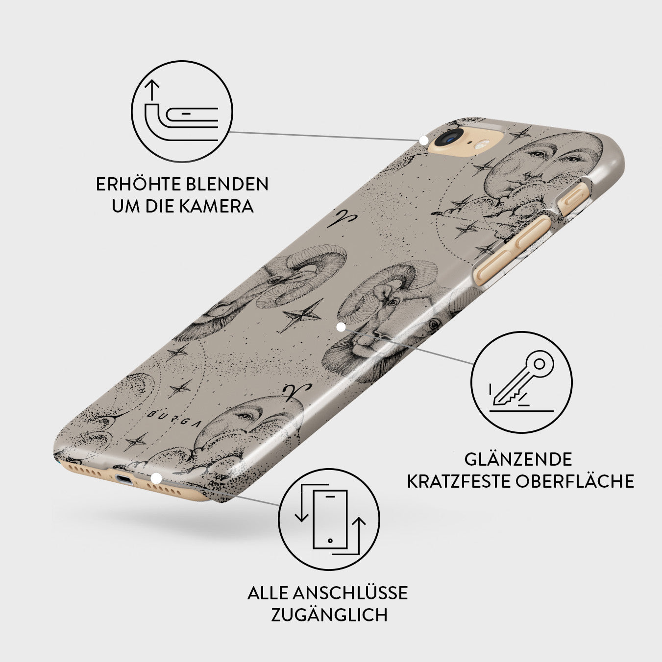 Skorter | Aries - iPhone SE (2020) Case