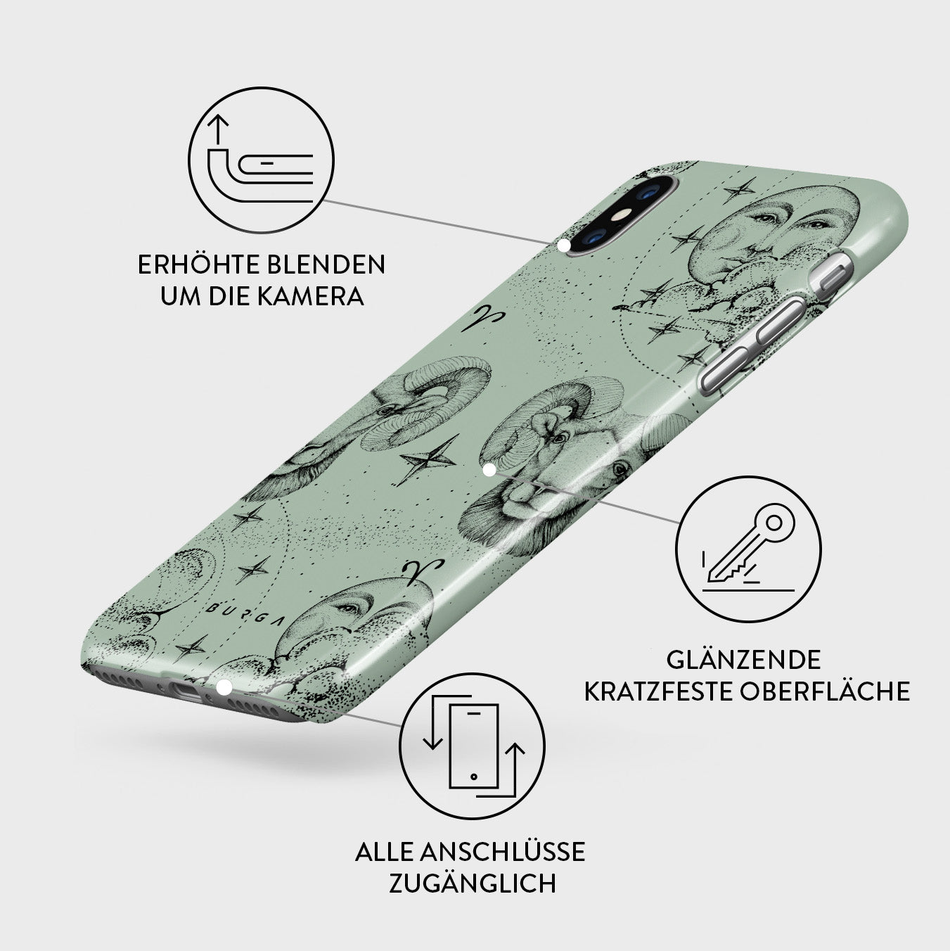 Skorter | Aries - iPhone XS Max case