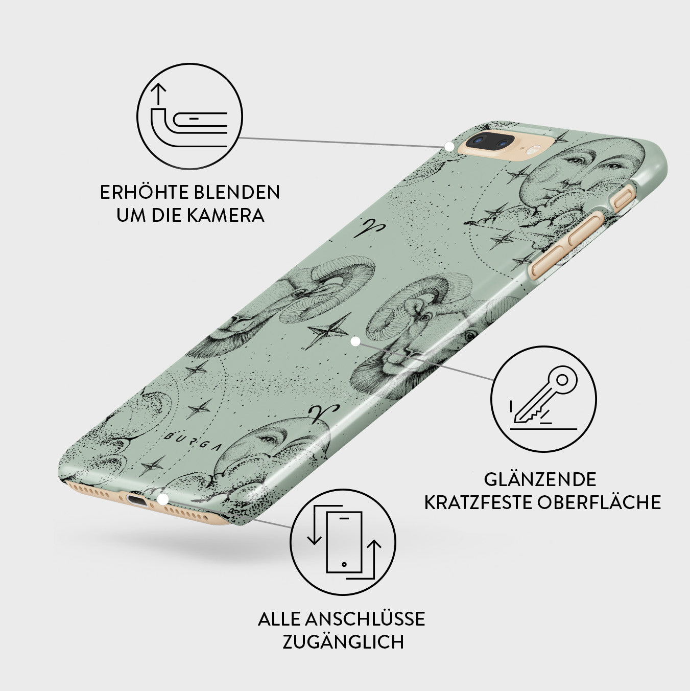 Skorter | Aries - iPhone 7 Plus / 8 Plus Case