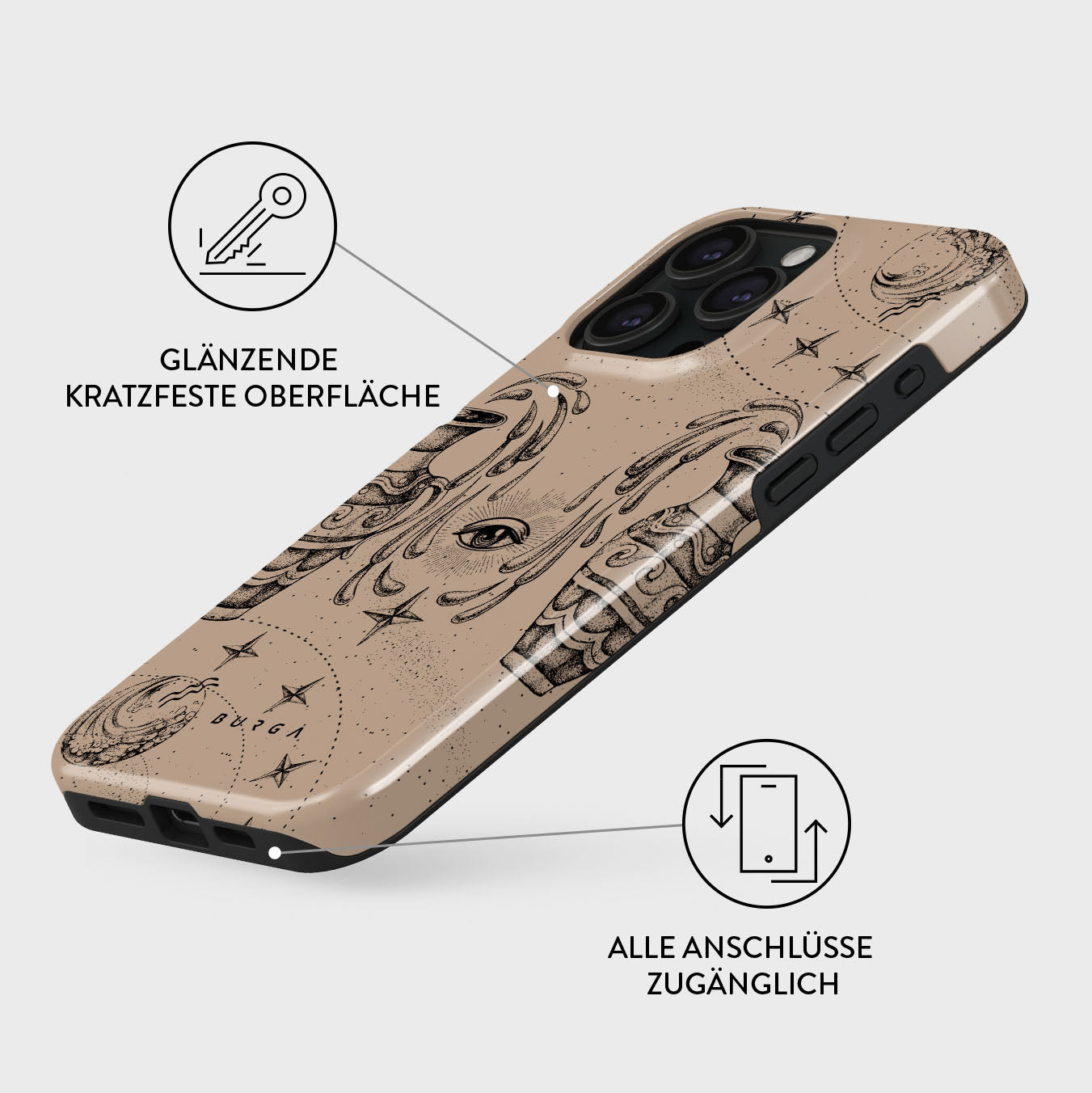 Skorter | Aquarius - iPhone 15 Pro Case