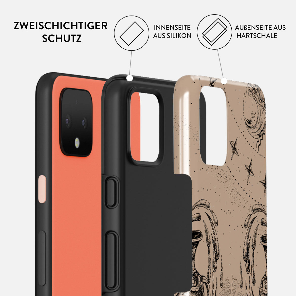 Skorter | Aquarius - Google Pixel 4 case