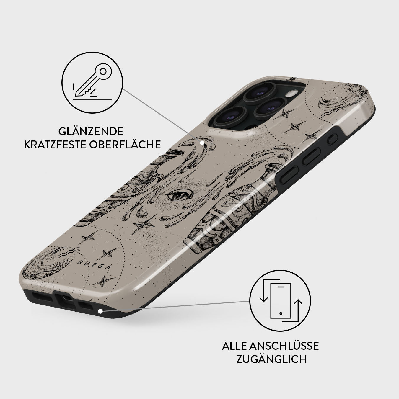Skorter | Aquarius - iPhone 15 Pro Case