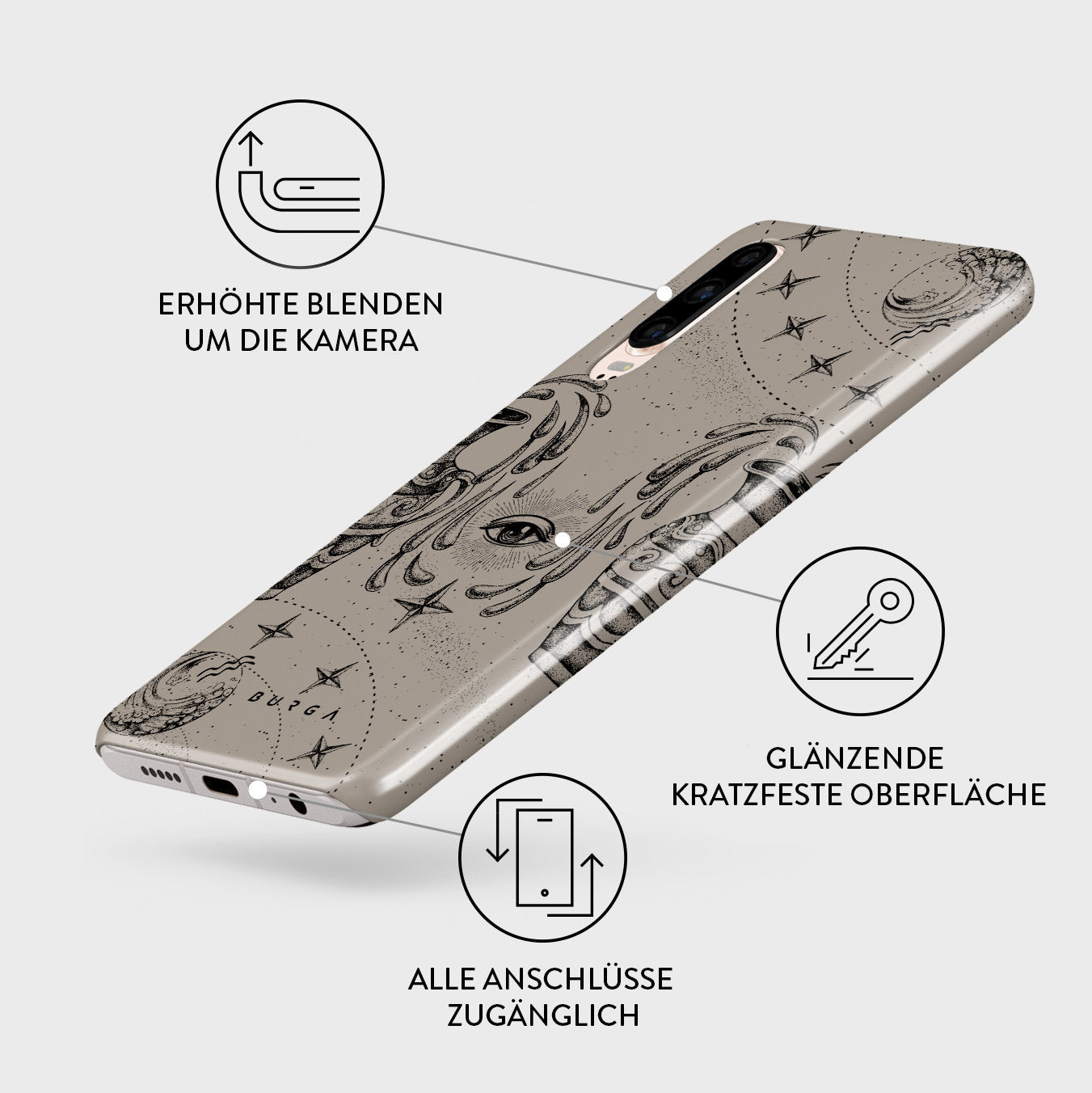 Skorter | Aquarius - Huawei P30 case