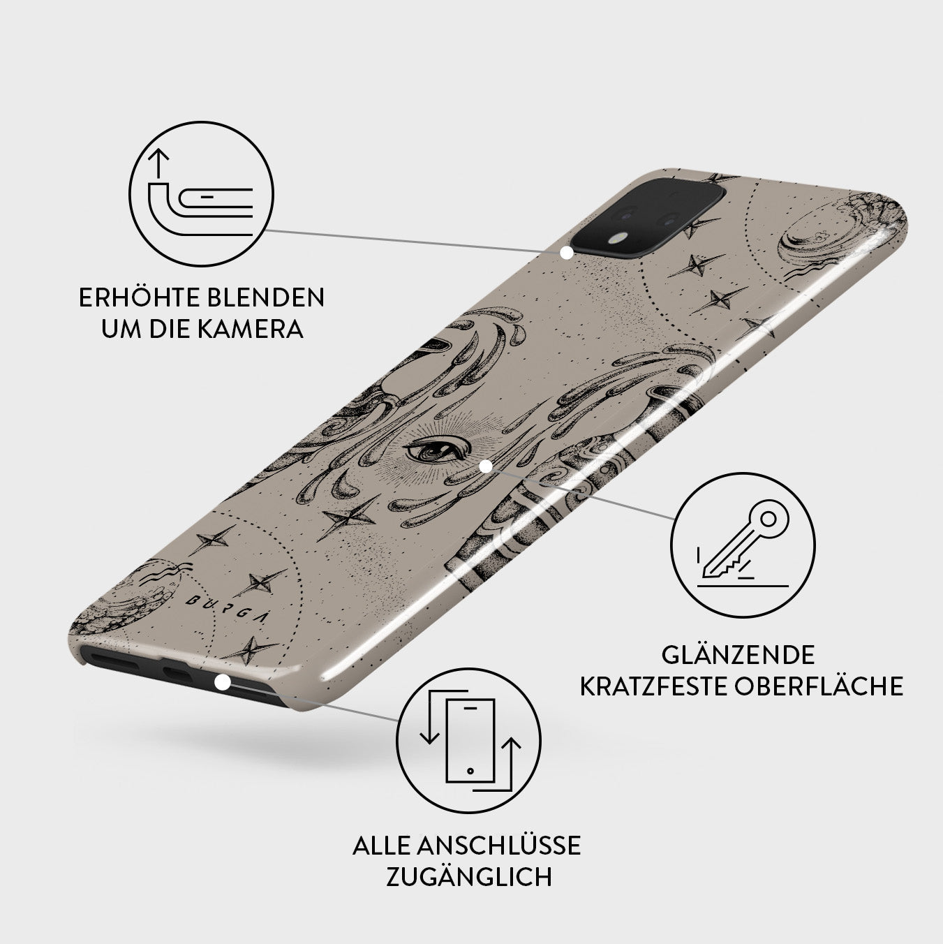 Skorter | Aquarius - Google Pixel 4 case