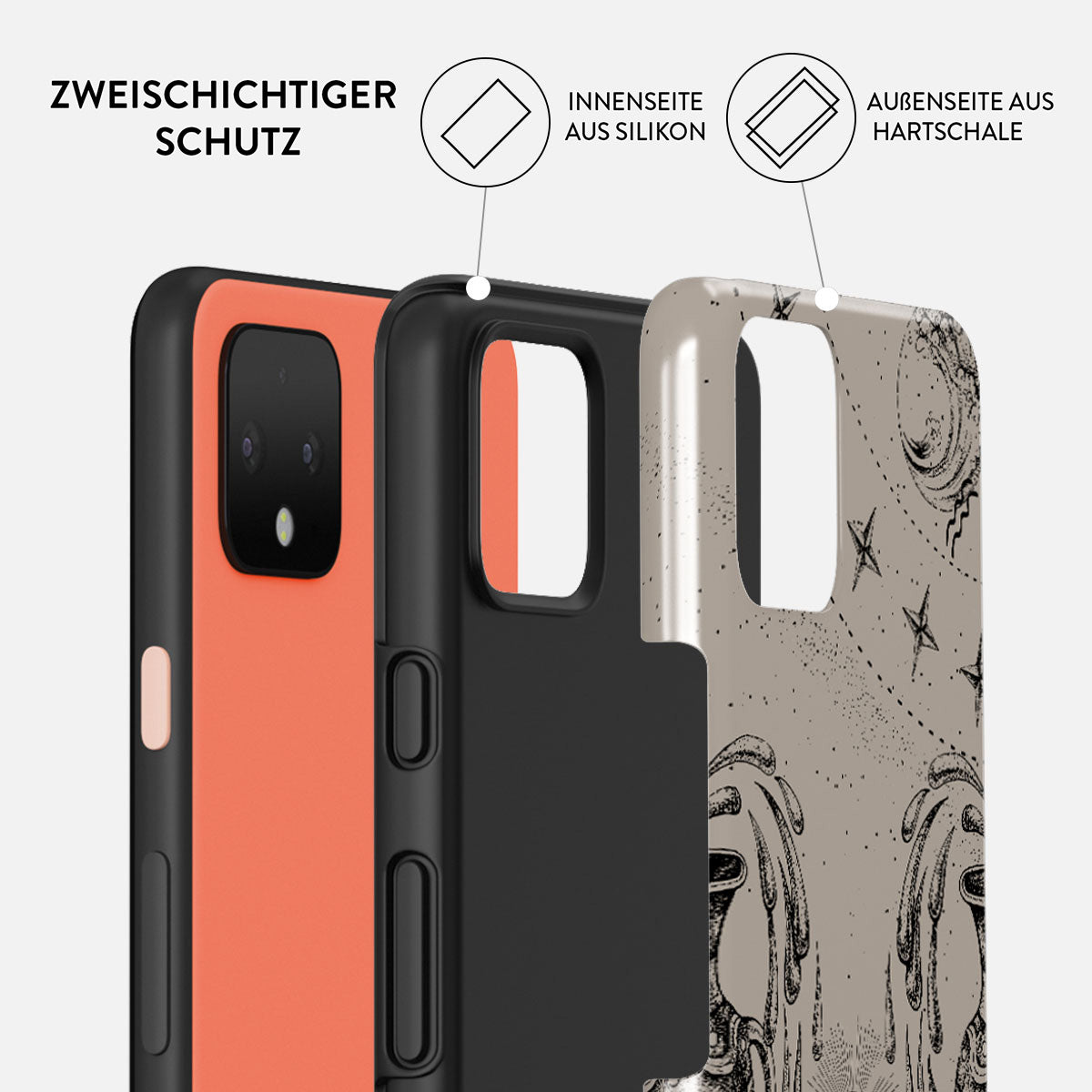 Skorter | Aquarius - Google Pixel 4 case