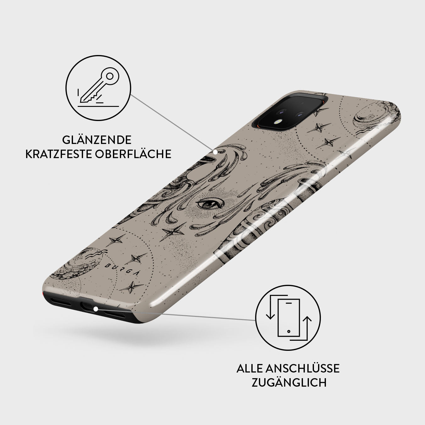 Skorter | Aquarius - Google Pixel 4 case