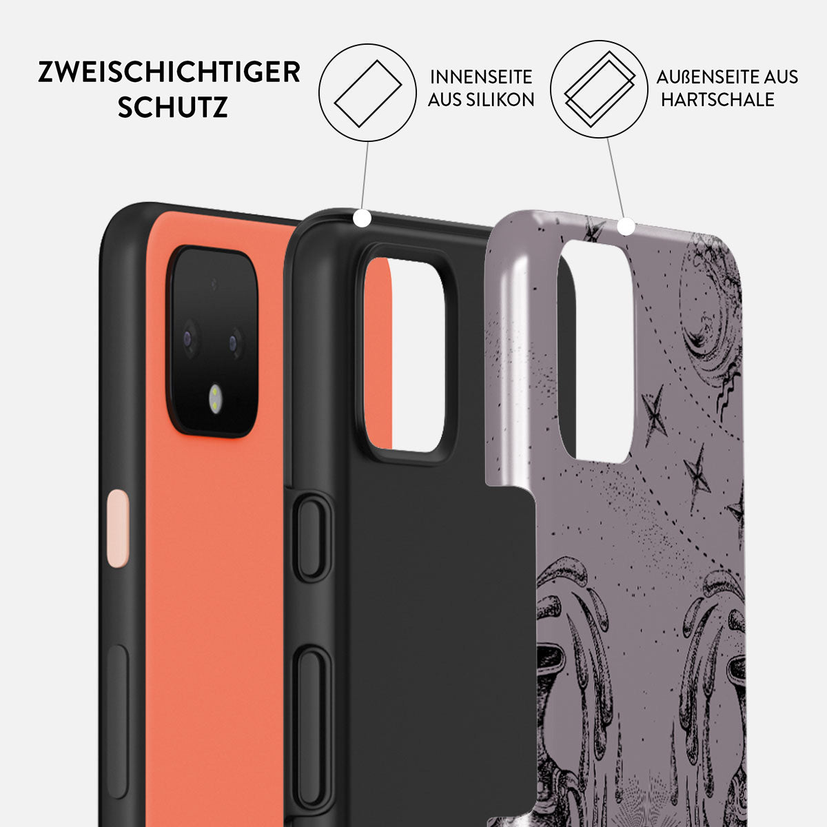 Skorter | Aquarius - Google Pixel 4 case