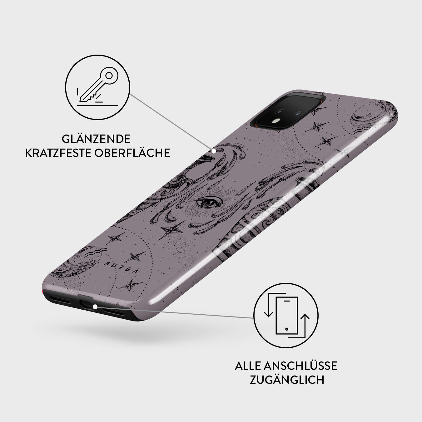 Skorter | Aquarius - Google Pixel 4 case