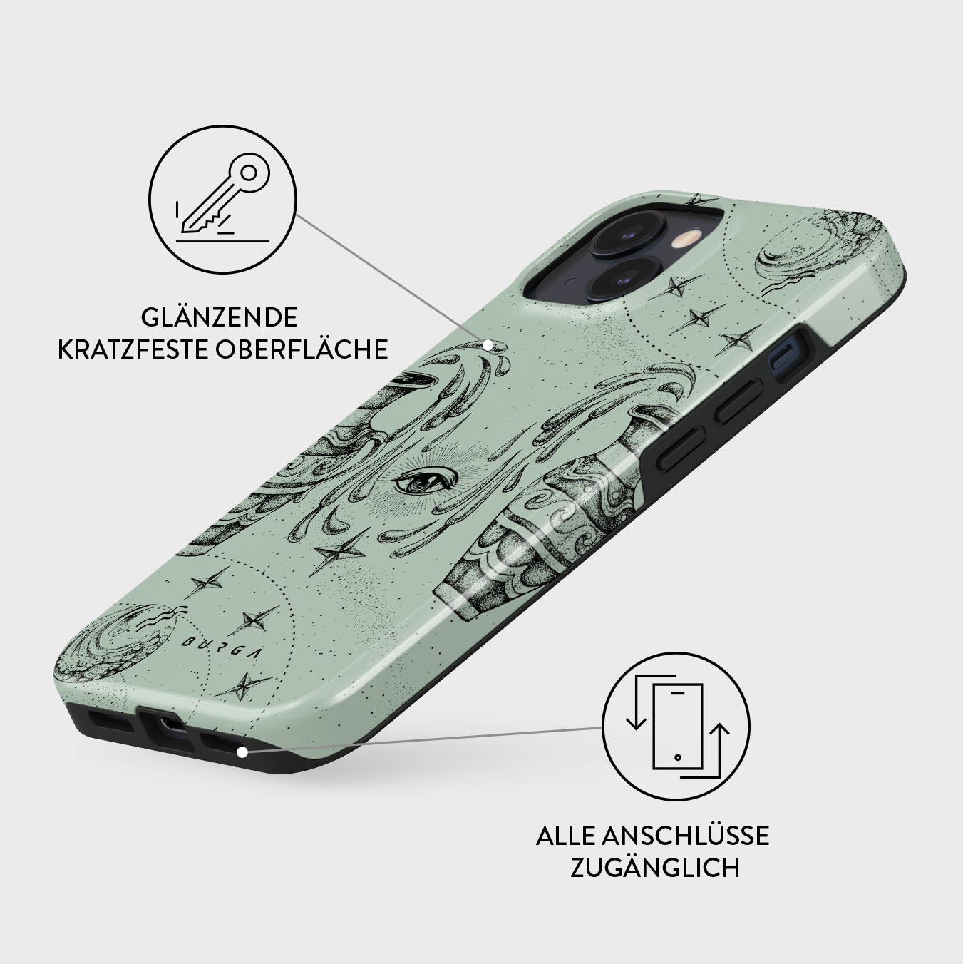 Skorter | Aquarius - iPhone 13 Mini Case