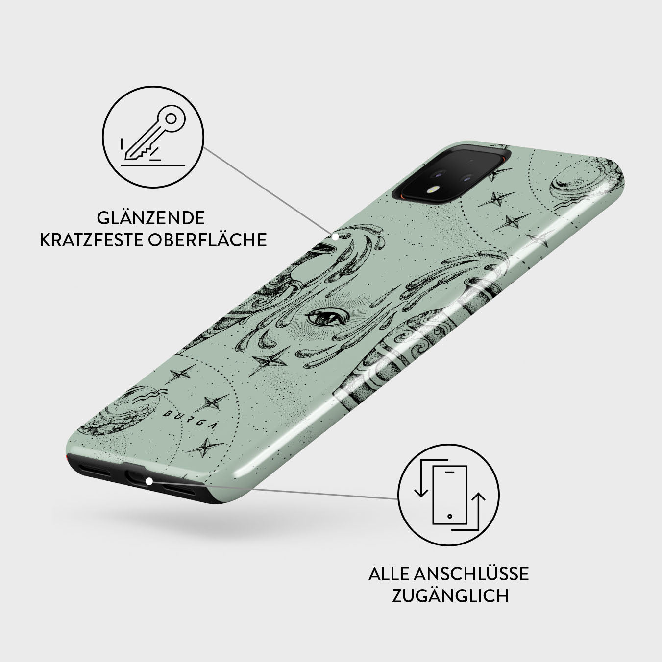 Skorter | Aquarius - Google Pixel 4 case