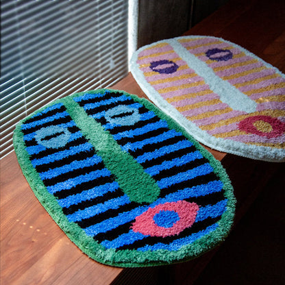 Skorter | Bath mat Abstract Face