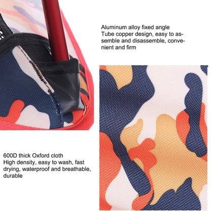 Skorter | Outdoor Camouflage Portable Folding Camping Chair Light Fishing Beach Chair Aviation Aluminum Alloy Backrest Recliner