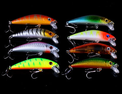 Skorter | HENGJIA Set056 56 PCS Sequin Set Metal Sequins False Bait Fresh Sea Bass Fishing Bait Set, Length: 3 to 10cm, Bagged