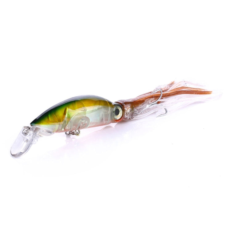 Skorter | HENGJIA JIZ002 10cm/16.6g 8 PCS Big Octopus Squid Shaped Hard Baits Long Shot Fishing Lures Tackle Baits Fit Sea Fishing and Freshwater Fishing,Boxed
