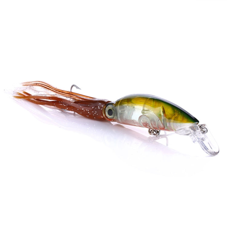 Skorter | HENGJIA JIZ002 10cm/16.6g 8 PCS Big Octopus Squid Shaped Hard Baits Long Shot Fishing Lures Tackle Baits Fit Sea Fishing and Freshwater Fishing,Boxed