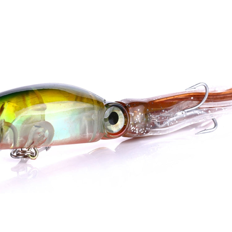 Skorter | HENGJIA JIZ002 10cm/16.6g 8 PCS Big Octopus Squid Shaped Hard Baits Long Shot Fishing Lures Tackle Baits Fit Sea Fishing and Freshwater Fishing,Boxed