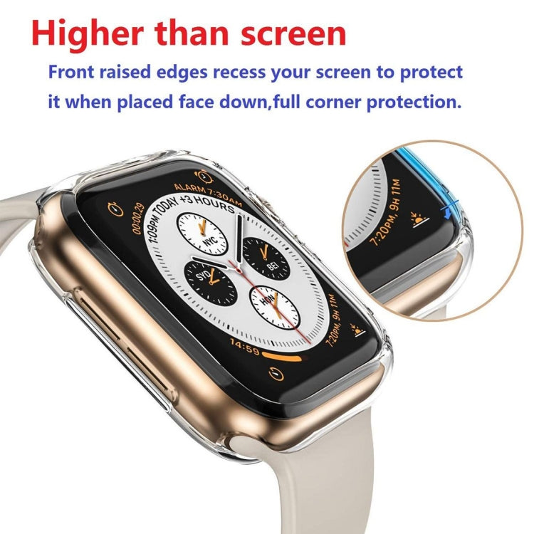 Skorter | ENKAY Hat-Prince 2 in 1 TPU Half-Shell Protection Case + 3D Full-Screen PET Curved Heat-Bending HD Screen Protector for Apple Watch Series 4 40mm