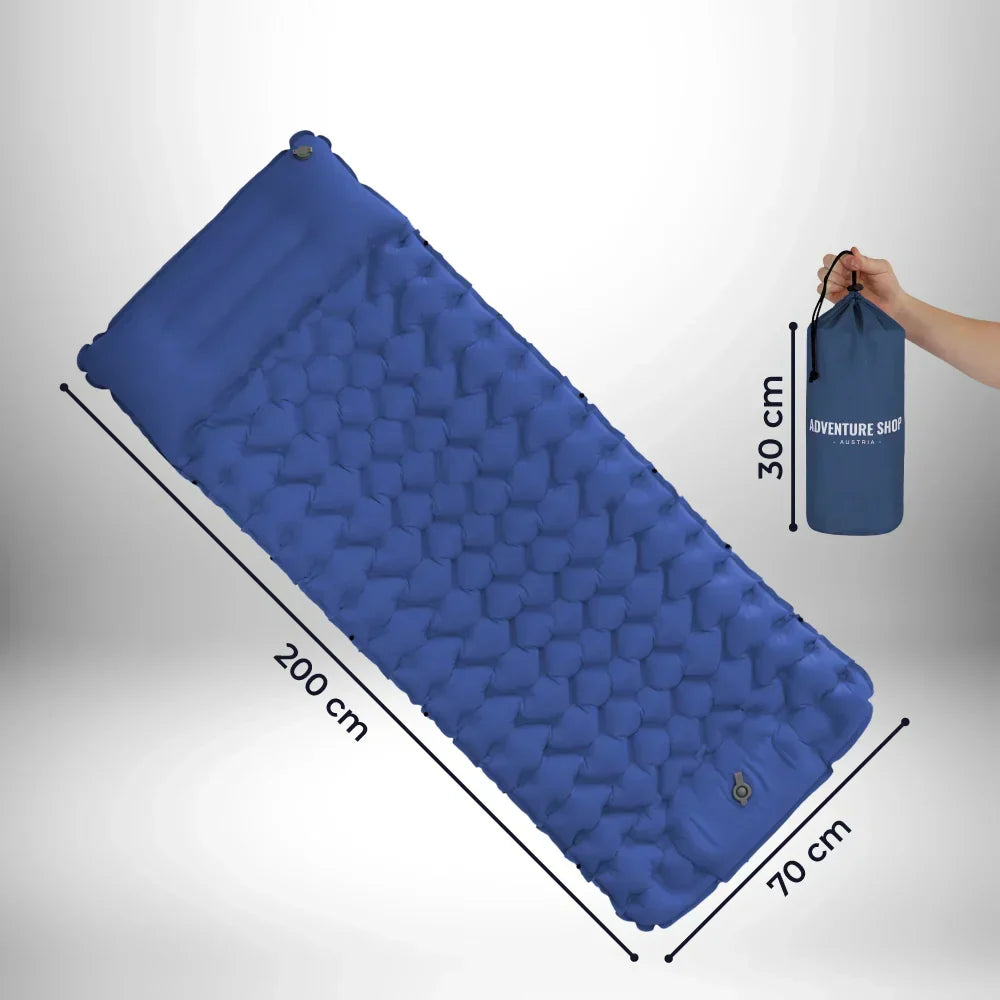 Skorter | AirLite Self-Inflating Sleeping Mat – Lightweight, Compact & 10 cm Thick Comfort