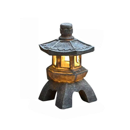 Skorter | ZenGlow - Solar Garden Lamp Pagoda Statue for outside