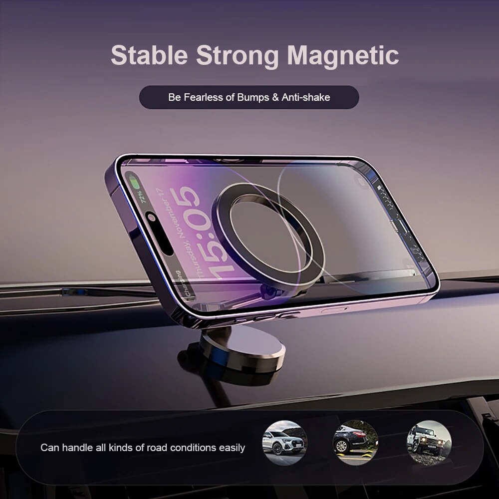 Skorter | 360° Foldable Magnetic Car Phone Holder – Adjustable & Secure Mount for All Smartphones