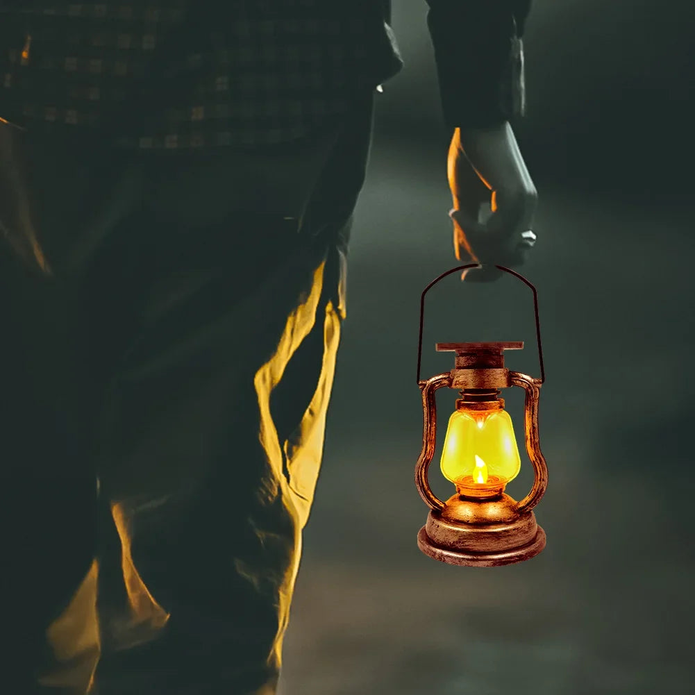 Skorter | LumiLantern – Retro Solar Light for Garden & Camping – Weather Resistant & Energy Saving