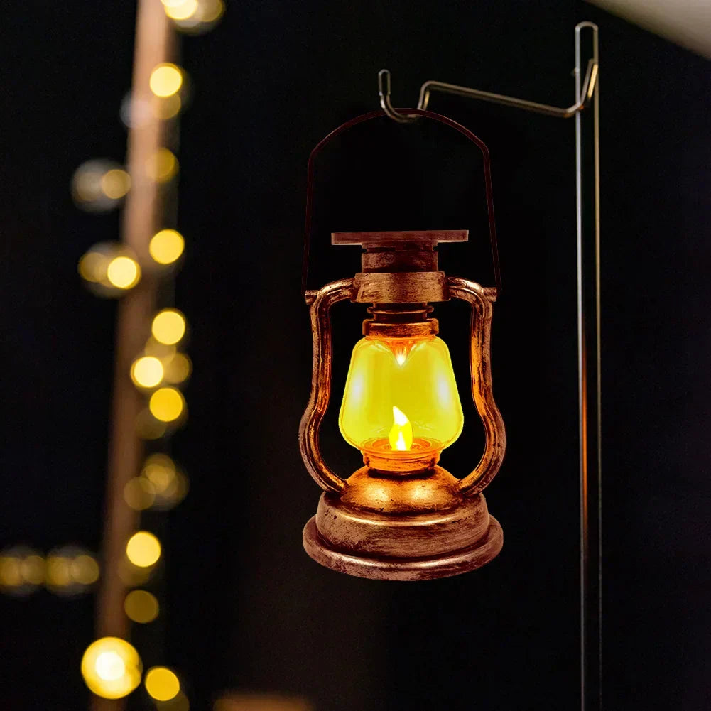 Skorter | LumiLantern – Retro Solar Light for Garden & Camping – Weather Resistant & Energy Saving