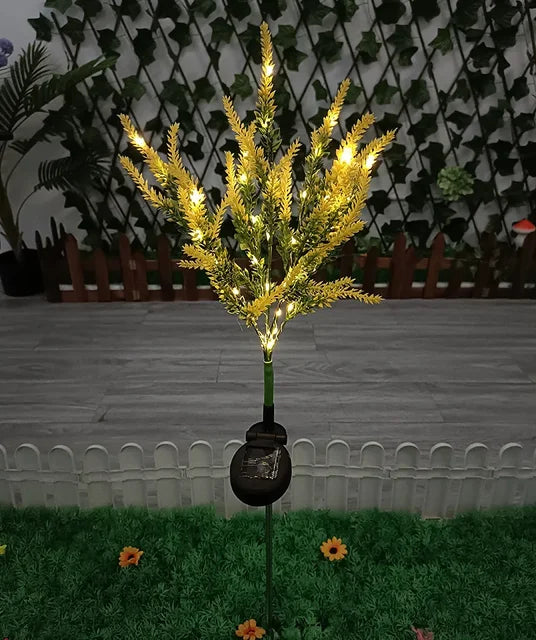 Skorter | SolarGlow – Solar LED Garden Flower Lighting – Decorative Lavender Outdoor Lamps