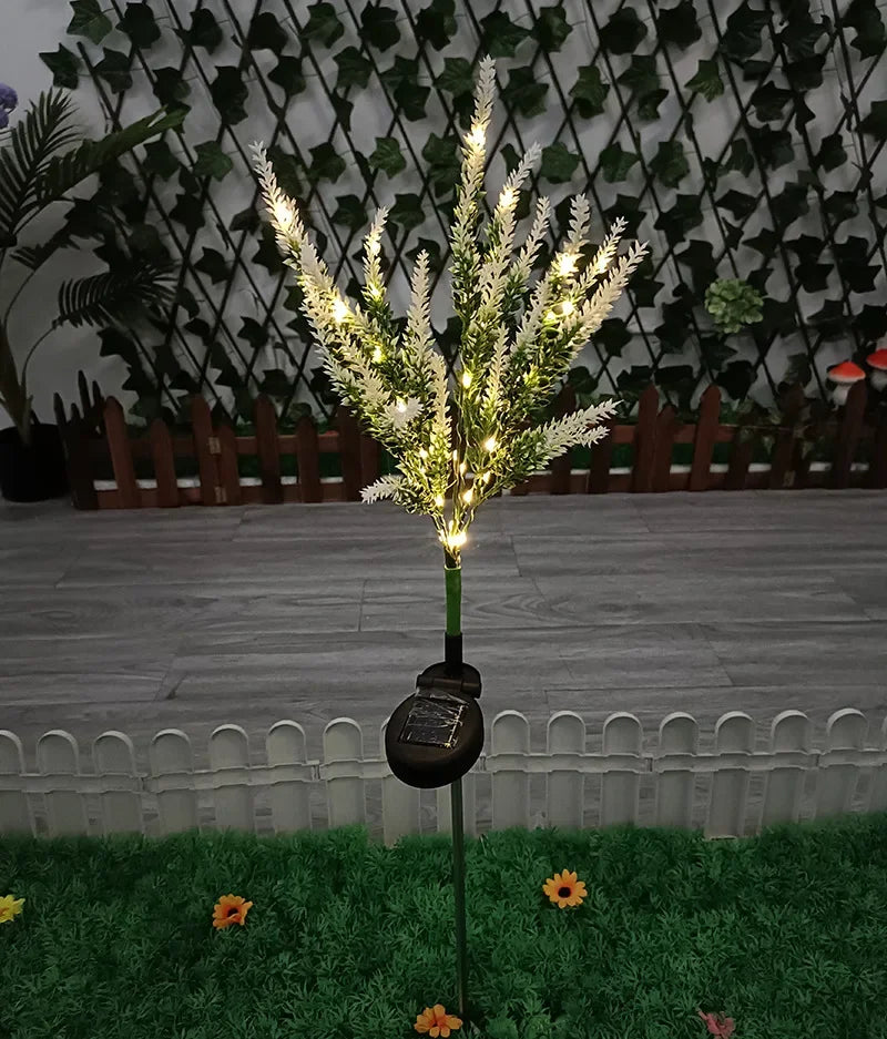 Skorter | SolarGlow – Solar LED Garden Flower Lighting – Decorative Lavender Outdoor Lamps